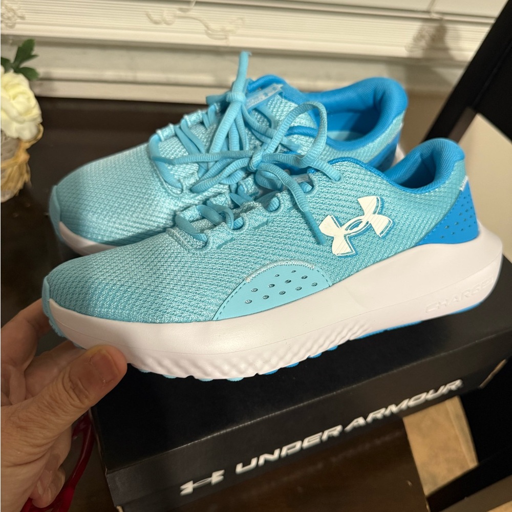 Under Armour Light Blue Sneakers for women